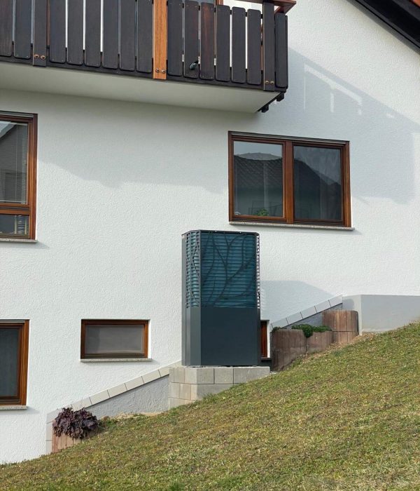 Heizungstausch einer Ölheizung gegen eine Luftwasserwärmepumpe in Kirchberg an der Murr 1 - NACHHER